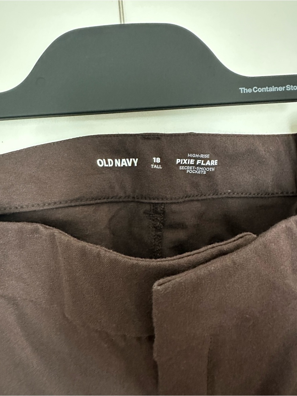 Old Navy Pixie Flare Pants - Brown